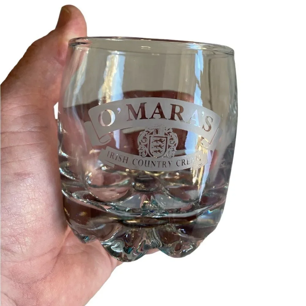 Set of 3 Omar’s Irish Cream Liquor Glasses Whisky Alcohol